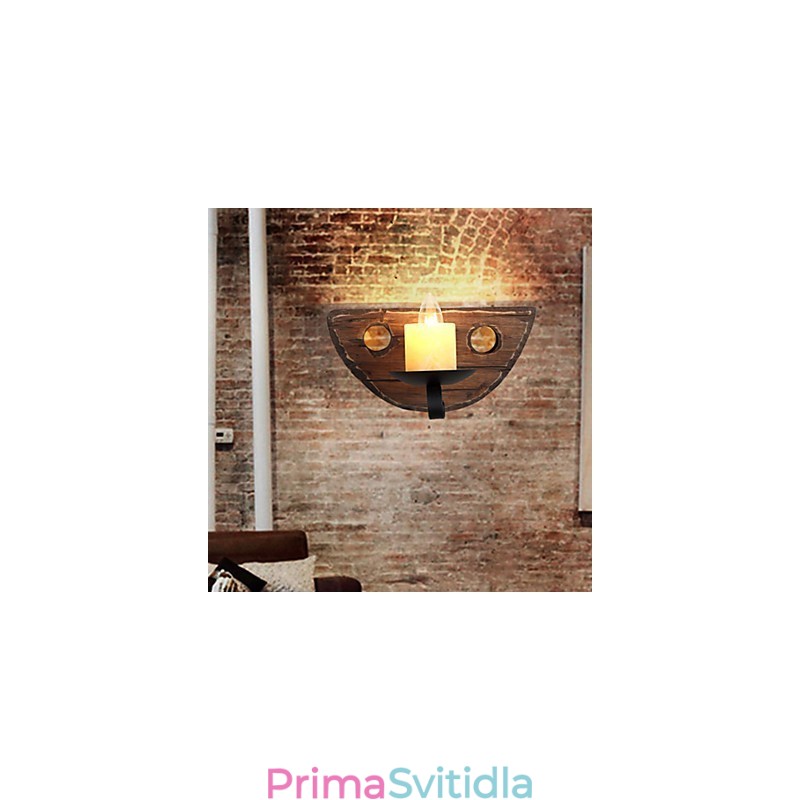 Nástěnné svítidlo s nástěnným osvětlením ve stylu rustikálního domku pro nástěnné svítidlo s okolním osvětlením v mini stylu