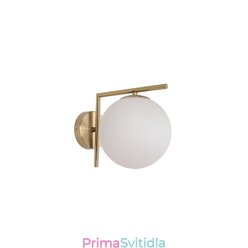 Moderní současná galvanicky pokovená funkce pro nástěnné svítidlo Arc Uplight