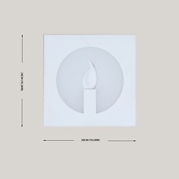 Integrované moderní moderní nástěnné svítidlo pro okolní osvětlení