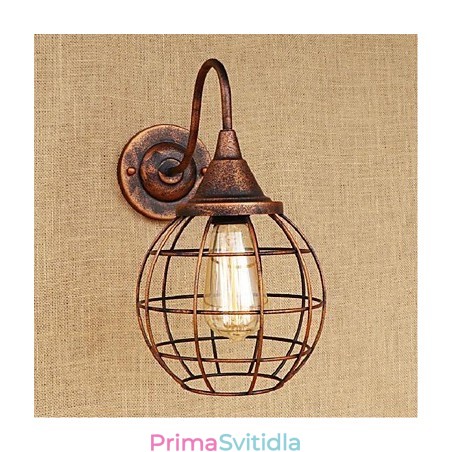 Simple And Retro Creative Personality Rust Color Americká nástěnná lampa Wall Sconces Wall Light Simple And Retro Creative Personality Rust Color Americká nástěnná lampa Wall Sconces Wall Light