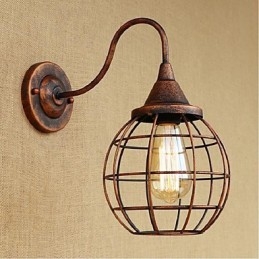 Simple And Retro Creative Personality Rust Color Americká nástěnná lampa Wall Sconces Wall Light