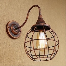 Simple And Retro Creative Personality Rust Color Americká nástěnná lampa Wall Sconces Wall Light