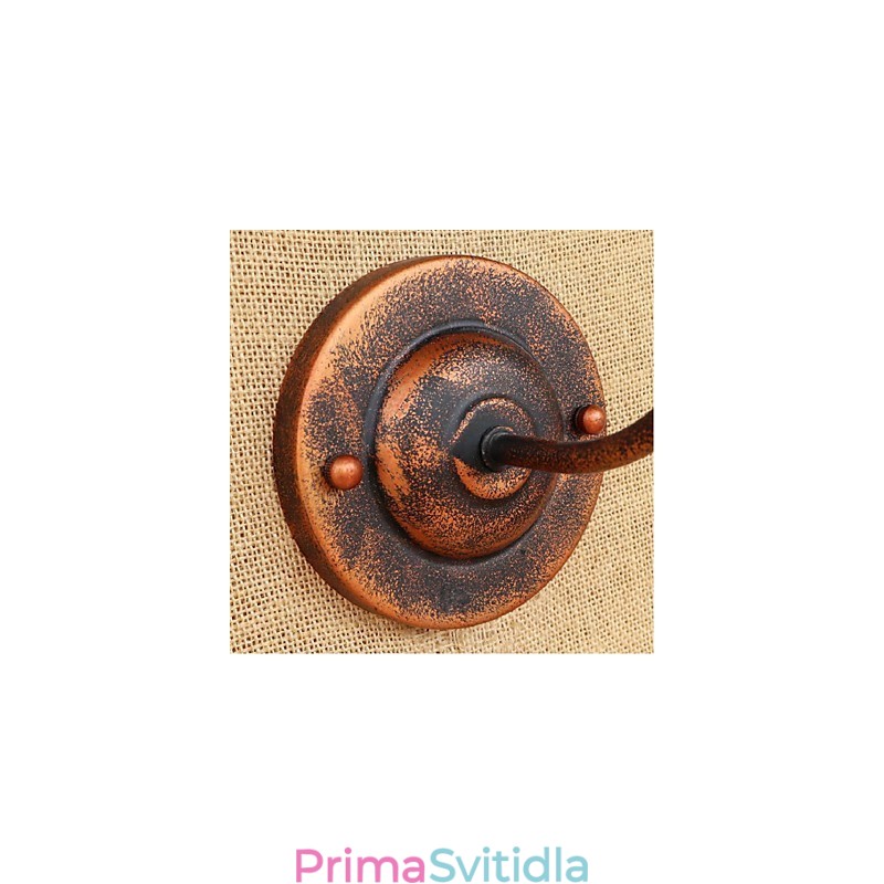 Simple And Retro Creative Personality Rust Color Americká nástěnná lampa Wall Sconces Wall Light