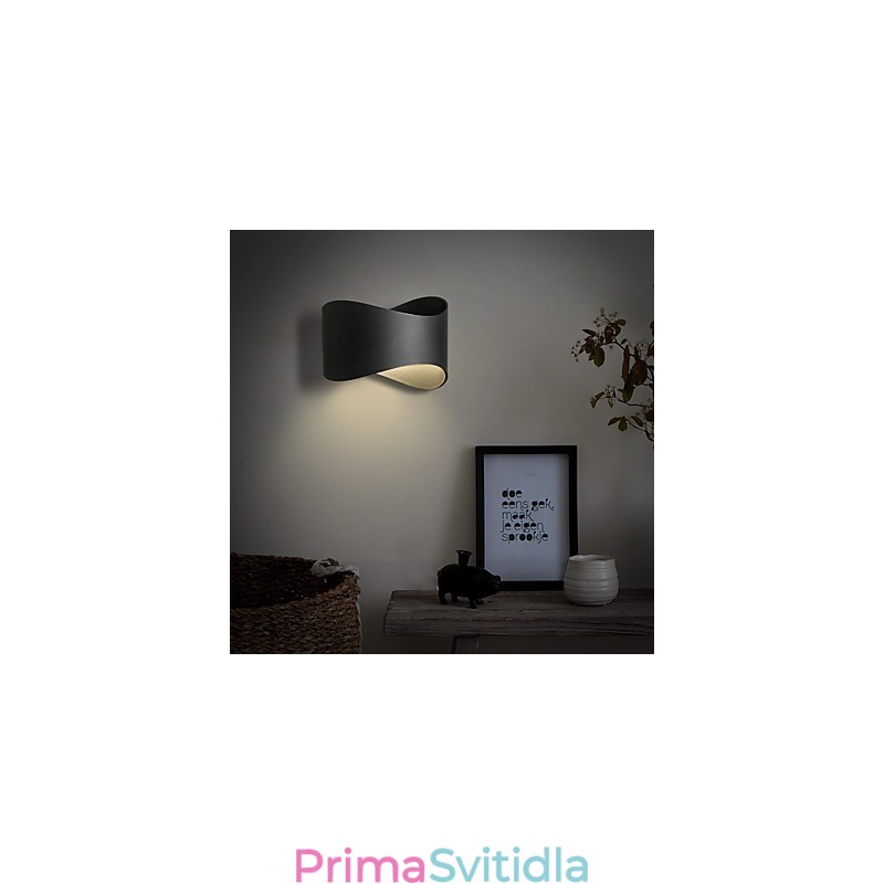 Moderní moderní povrchová úprava s černým oxidem pro nástěnné nástěnné svítidlo s okolním osvětlením v mini stylu