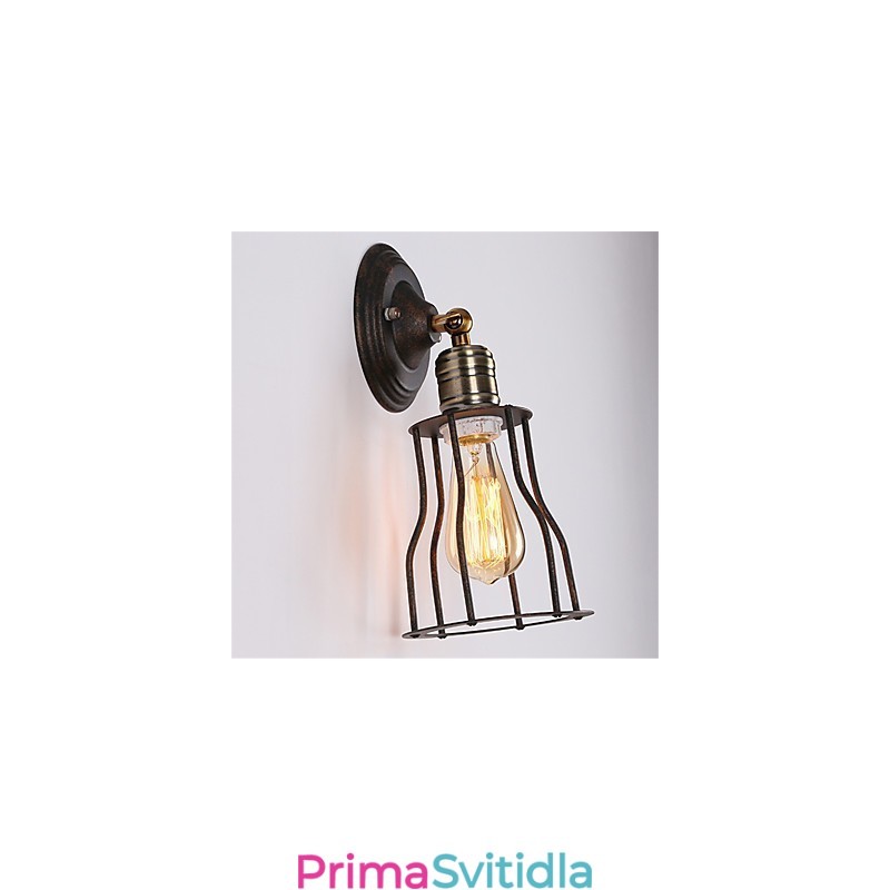 Retro průmyslový styl Country Kovová nástěnná světla Restaurace Kavárna Mini nástěnné svítidla