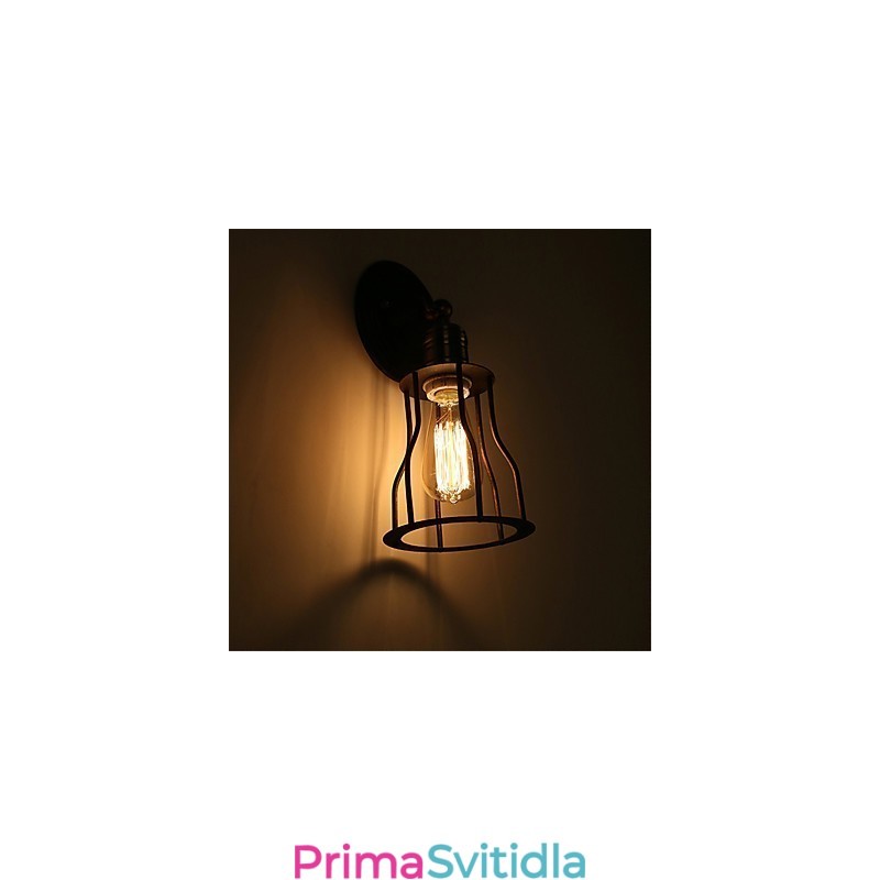 Retro průmyslový styl Country Kovová nástěnná světla Restaurace Kavárna Mini nástěnné svítidla