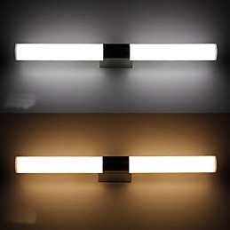 Vysoce kvalitní zrcadlová lampa Koupelnová světla 85 265V nerezová a akrylová nástěnná svítidla Make-up osvětlení