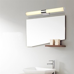Vysoce kvalitní zrcadlová lampa Koupelnová světla 85 265V nerezová a akrylová nástěnná svítidla Make-up osvětlení