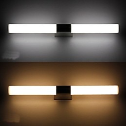 Vysoce kvalitní zrcadlová lampa Koupelnová světla 85 265V nerezová a akrylová nástěnná svítidla Make-up osvětlení