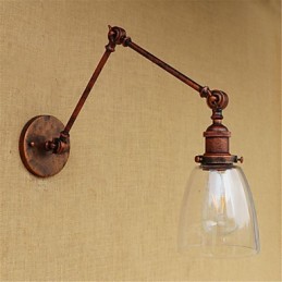 Rustic Lodge Country Retro galvanicky pokovená funkce pro nastavitelnou výšku a úhel paží pro ochranu očí