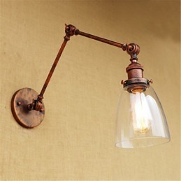 Rustic Lodge Country Retro galvanicky pokovená funkce pro nastavitelnou výšku a úhel paží pro ochranu očí