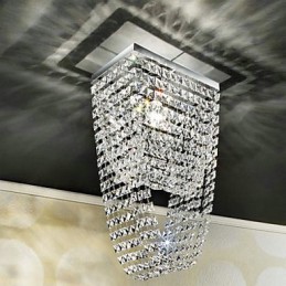 Moderní moderní křišťálový Mini styl galvanicky pokovená zapuštěná montáž