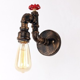 Moderní současná rustikální venkovská retro malba pro nástěnné svítidlo v mini stylu Downlight