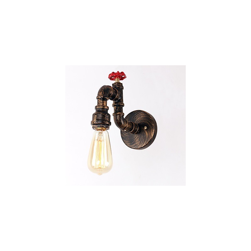 Moderní současná rustikální venkovská retro malba pro nástěnné svítidlo v mini stylu Downlight
