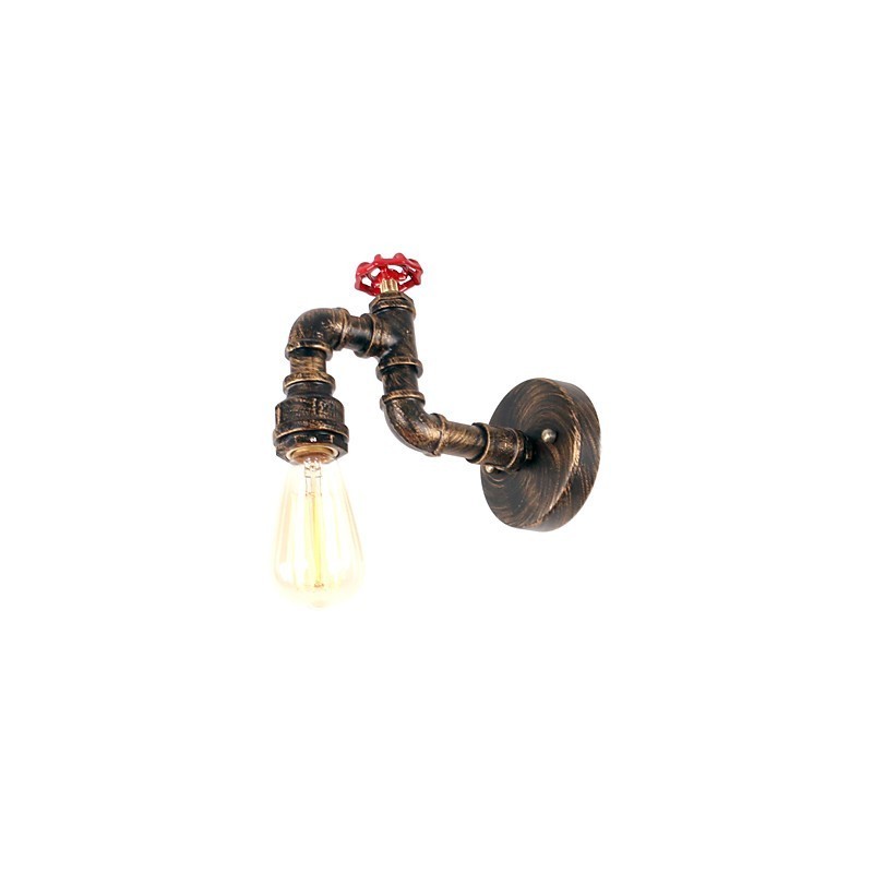 Moderní současná rustikální venkovská retro malba pro nástěnné svítidlo v mini stylu Downlight