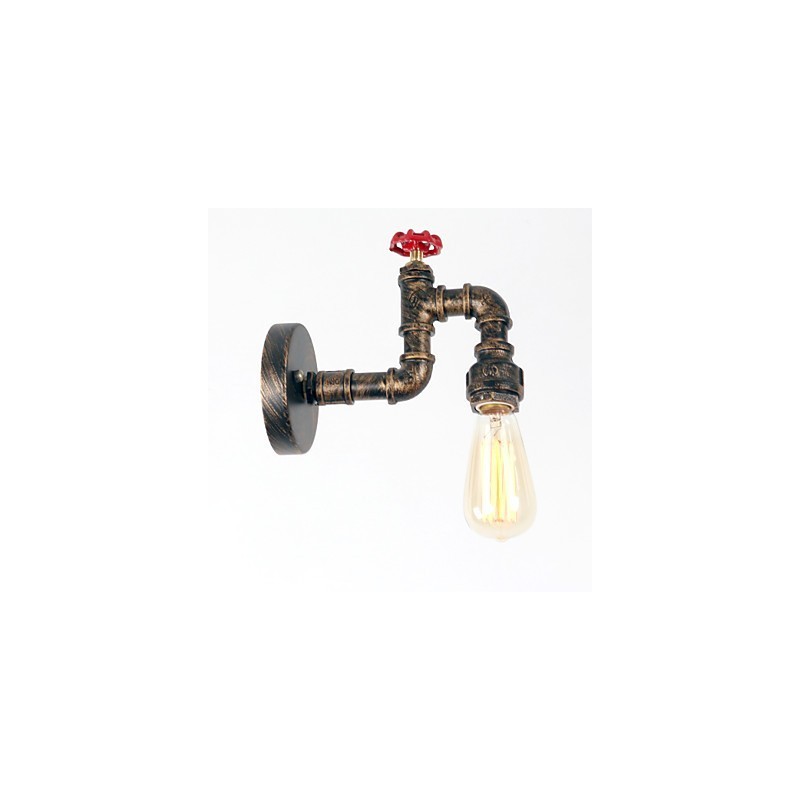 Moderní současná rustikální venkovská retro malba pro nástěnné svítidlo v mini stylu Downlight