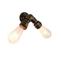 Nástěnné světlo Nástěnné svítidla Nástěnné železo Nástěnná lampa Němá černá lampa se světelným mečem na zdi