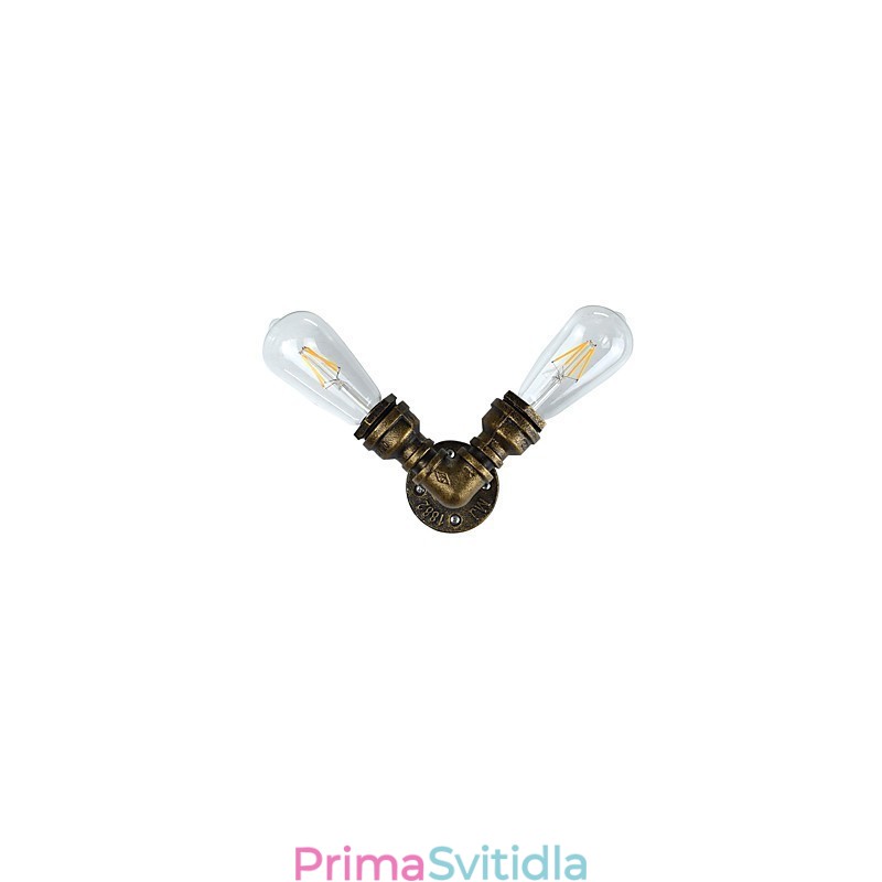 Nástěnné světlo Nástěnné svítidla Nástěnné železo Nástěnná lampa Němá černá lampa se světelným mečem na zdi