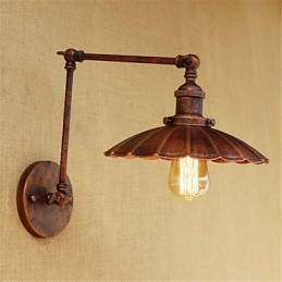 Rustic Lodge Country Retro Malba pro Mini Style Swing Arm Ambient Light Swing
