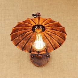 Rustic Lodge Country Retro Malba pro Mini Style Swing Arm Ambient Light Swing