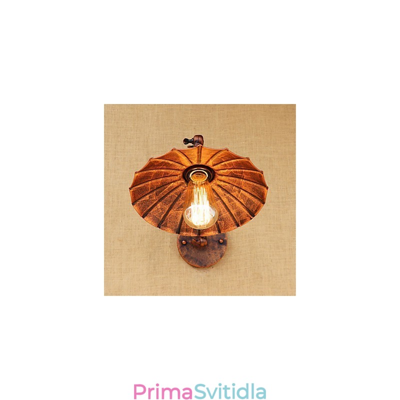 Rustic Lodge Country Retro Malba pro Mini Style Swing Arm Ambient Light Swing