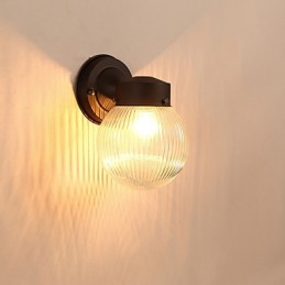 Moderní moderní povrchová úprava s černým oxidem pro nástěnné nástěnné svítidlo s okolním osvětlením v mini stylu