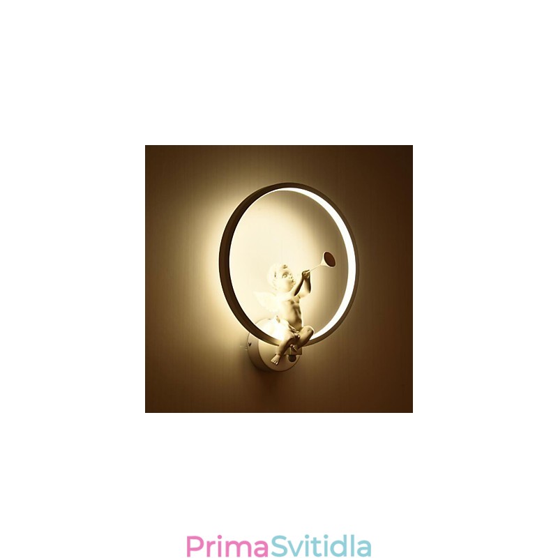 Severské moderní minimalistické nástěnné svítidlo Ložnice Dekorativní svítidla Výrobky z hliníku Svítidla Andělé Chodby Nástěnná svítidla