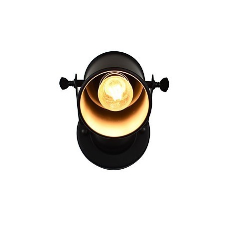 Malovaná ocelová nástěnná lampa němá černá americká káva dekorace retro nástěnná lampa světelný meč na zdi Malovaná ocelová nástěnná lampa němá černá americká káva dekorace retro nástěnná lampa světelný meč na zdi