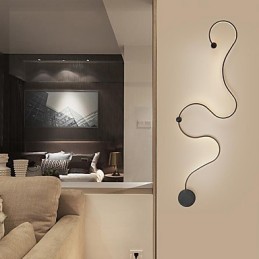 Nástěnné svítidla Moderní současná malba Hliníkové nástěnné svítidlo do ložnice Schodiště do obývacího pokoje