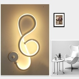 Jednoduchý moderní kreativní světelný bar nástěnná ulička vestavěná lampa chodba světla ložnice noční lampa hliníková lampa