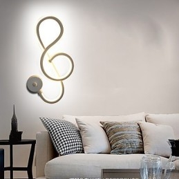 Jednoduchý moderní kreativní světelný bar nástěnná ulička vestavěná lampa chodba světla ložnice noční lampa hliníková lampa
