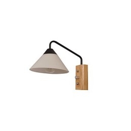 Jednoduchá nástěnná lampa Noční stolní lampa se skleněným stínidlem a masivním dřevem do ložnice Komoda Obývací pokoj Dětský pokoj Kolej Konferenční stolek Knihovny