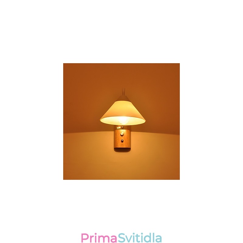 Jednoduchá nástěnná lampa Noční stolní lampa se skleněným stínidlem a masivním dřevem do ložnice Komoda Obývací pokoj Dětský pokoj Kolej Konferenční stolek Knihovny