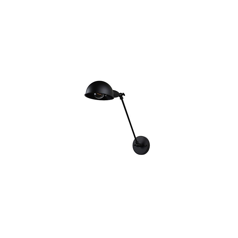 Malovaná ocelová nástěnná lampa němá černá americká káva dekorace retro nástěnná lampa světelný meč na zdi
