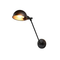 Malovaná ocelová nástěnná lampa němá černá americká káva dekorace retro nástěnná lampa světelný meč na zdi