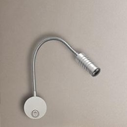 Nástěnná lampa nástěnné lampy hlavy lůžka hadice je osvětlena světlem lampy na čtení