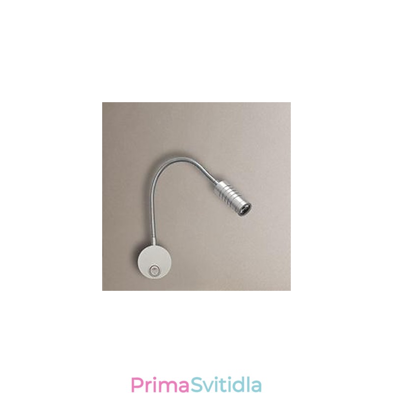 Nástěnná lampa nástěnné lampy hlavy lůžka hadice je osvětlena světlem lampy na čtení