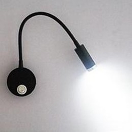 Nástěnná lampa nástěnné lampy hlavy lůžka hadice je osvětlena světlem lampy na čtení