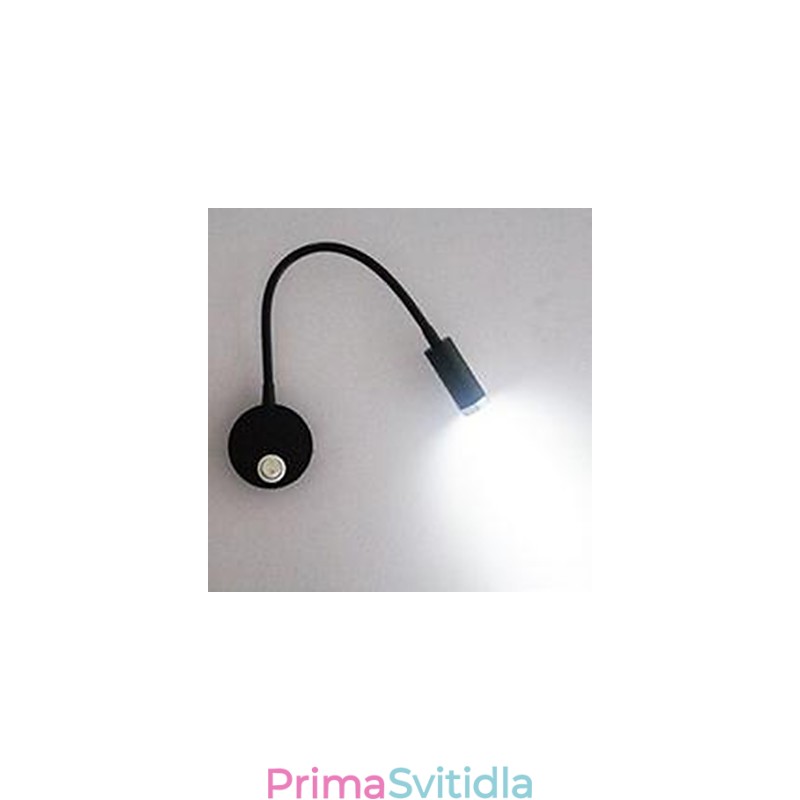 Nástěnná lampa nástěnné lampy hlavy lůžka hadice je osvětlena světlem lampy na čtení
