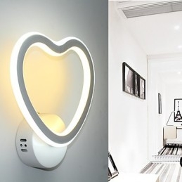 Moderní minimalistická nástěnná lampa Obývací pokoj Pozadí Nástěnná Ložnice Noční světla Chodba Kreativní nástěnná lampa Módní hliníková lampa