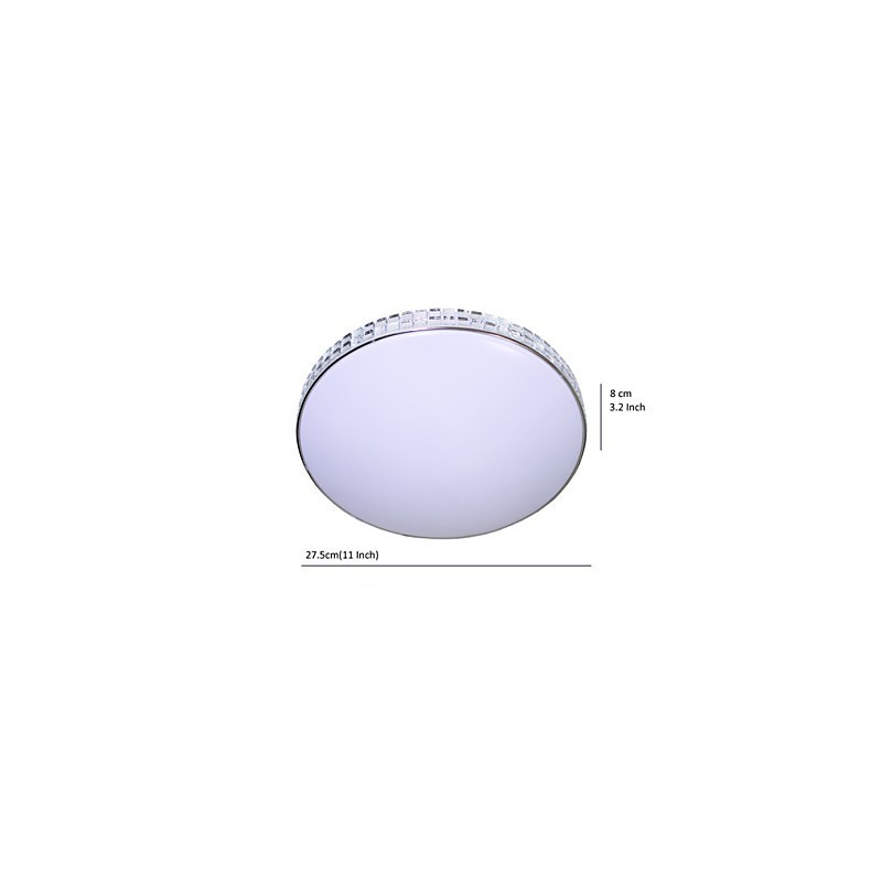Moderní stropní svítidlo zapuštěné akrylové malby na kov 90 265V Light