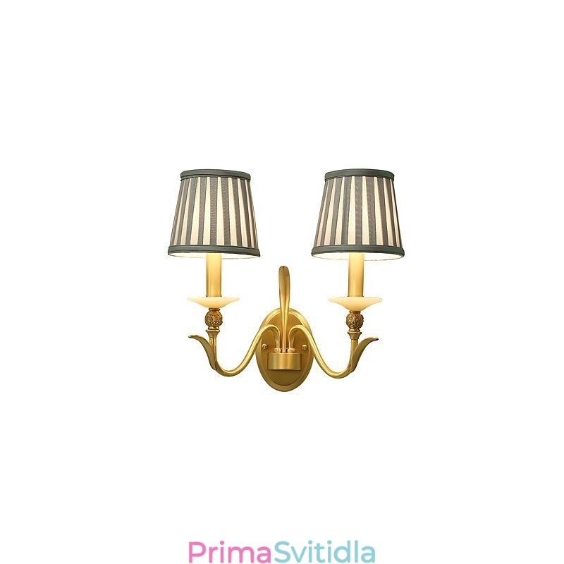 Jednoduchá venkovská tradiční klasická mosazná funkce pro nástěnné svítidlo v mini stylu uplight