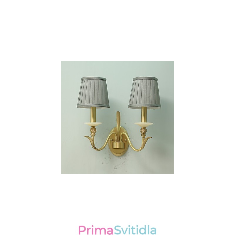 Jednoduchá venkovská tradiční klasická mosazná funkce pro nástěnné svítidlo v mini stylu uplight