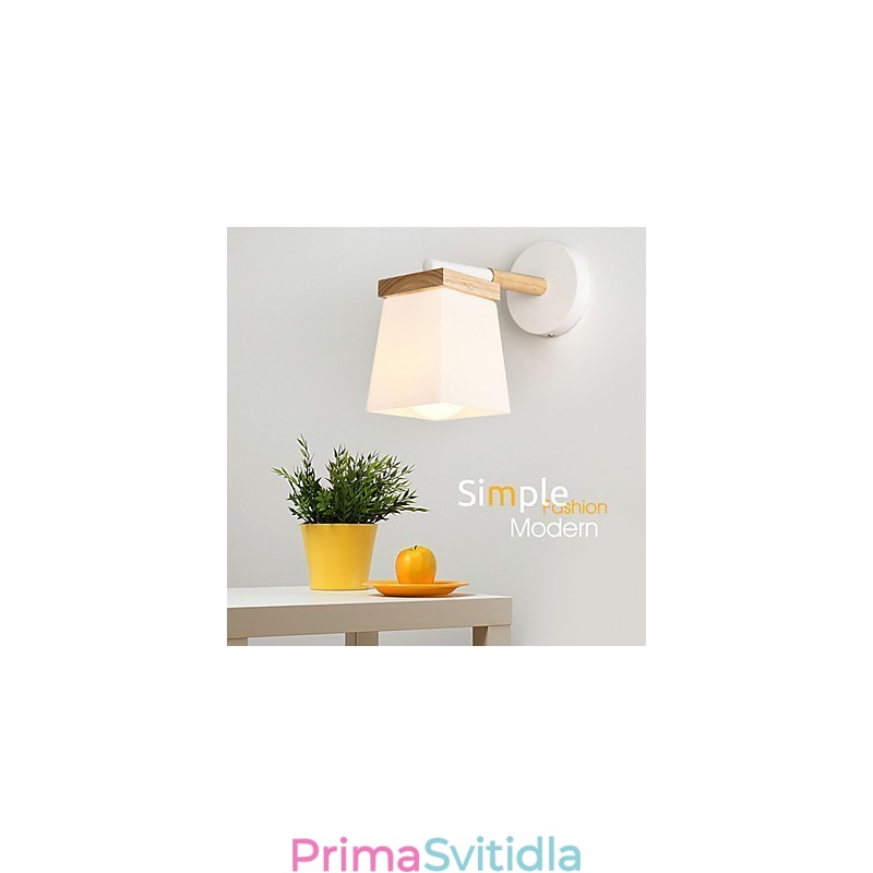 Nástěnné svítidlo Squere Glassshade do ložnice Moderní funkce Ambientní světlo Nástěnné svítidlo Sconces