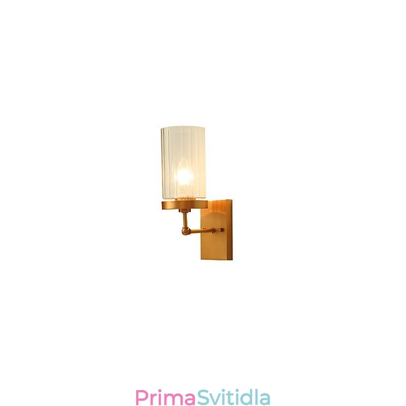 Tradiční klasická venkovská mosazná funkce pro nástěnné svítidlo v mini stylu uplight
