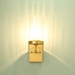 Tradiční klasická venkovská mosazná funkce pro nástěnné svítidlo v mini stylu uplight