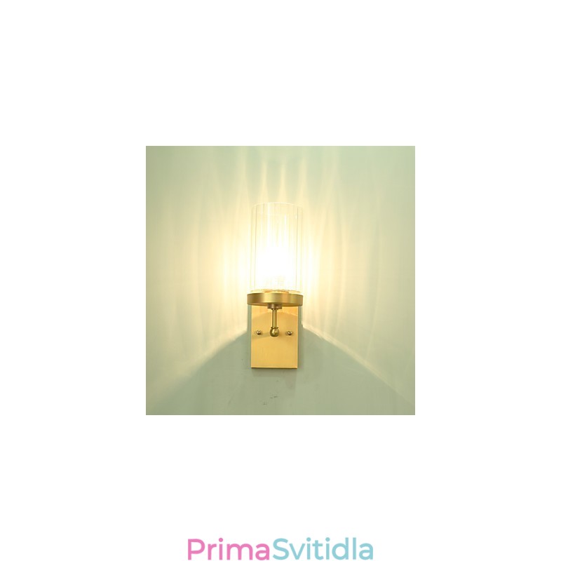 Tradiční klasická venkovská mosazná funkce pro nástěnné svítidlo v mini stylu uplight