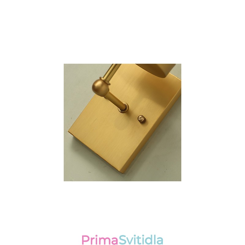 Tradiční klasická venkovská mosazná funkce pro nástěnné svítidlo v mini stylu uplight