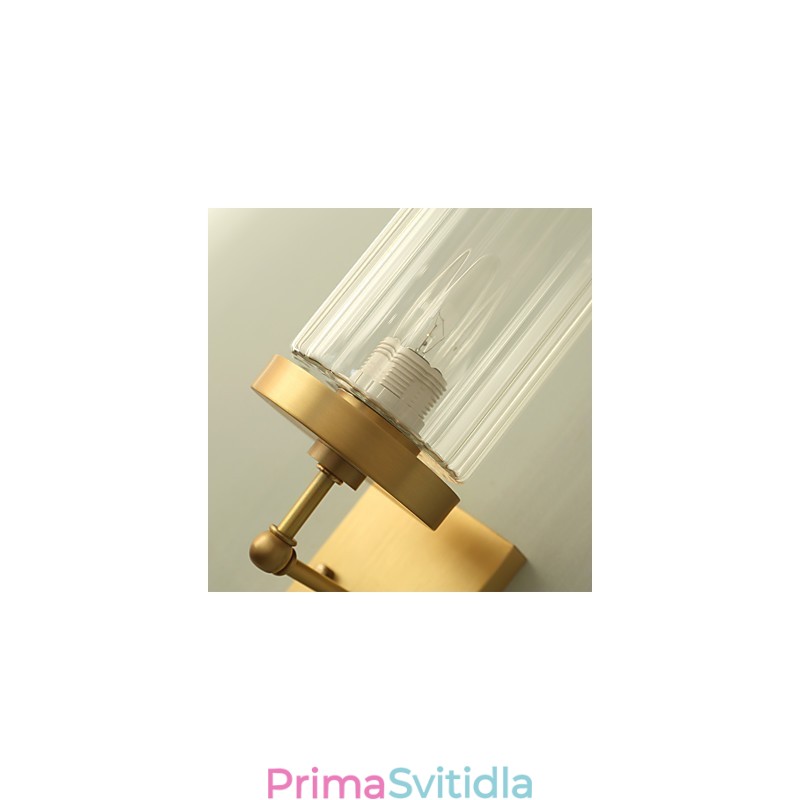 Tradiční klasická venkovská mosazná funkce pro nástěnné svítidlo v mini stylu uplight