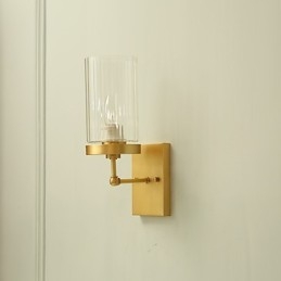 Tradiční klasická venkovská mosazná funkce pro nástěnné svítidlo v mini stylu uplight